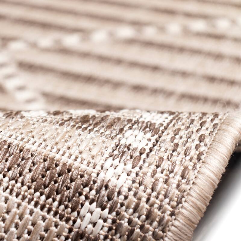 Liora Manne Malibu Checker Diamond Indoor/Outdoor Rug