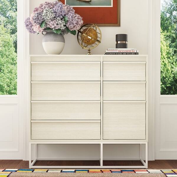 beige dresser chest RoyalCraft 7 Drawer Dresser, for Bedroom, Wood of Drawers, Modern Dresser TV Stand for Living Room, Closet, Entryway : Home & Kitchen Enhance your home with this modern beige wood grain 9 Contemporary 7-Drawer Wooden Chest Versatile
