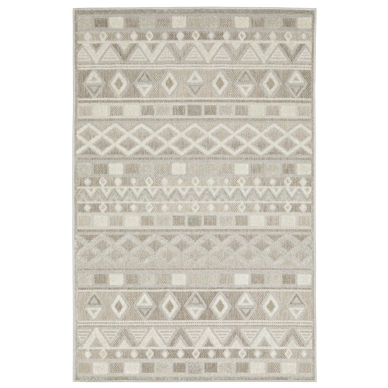 HomeRootsGeometric Casual Runner Area Rug