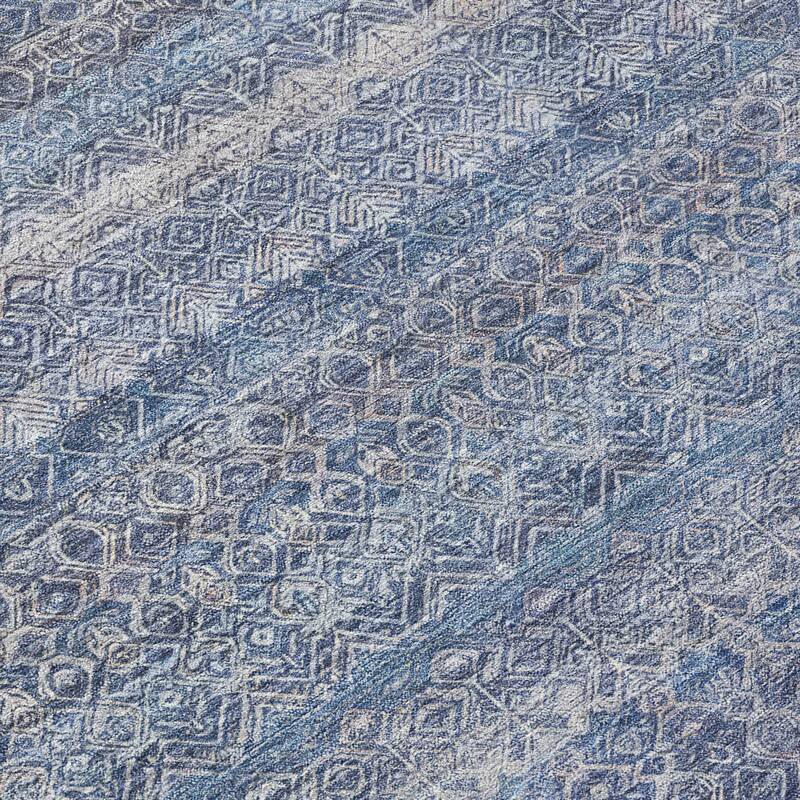 HomeRoots Striped Transitional Rectangle Outdoor Rug