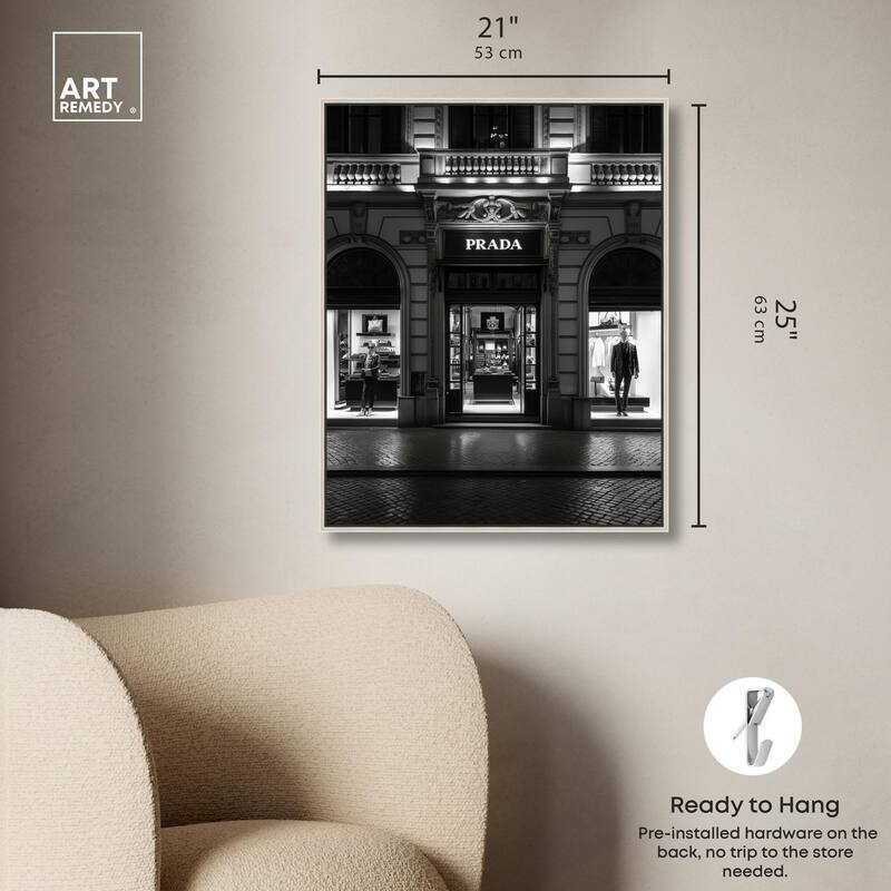 Fashion Presence Canvas by Art Remedy