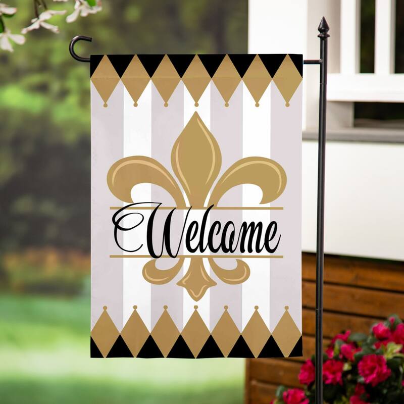 Beautiful Home Suede Garden Flag