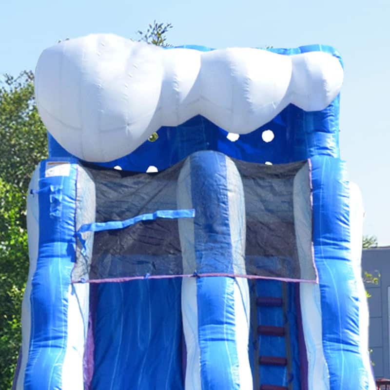 JumpOrange Mermaid 19 ft Inflatable Water Slide with Splash Pool (with Blower)