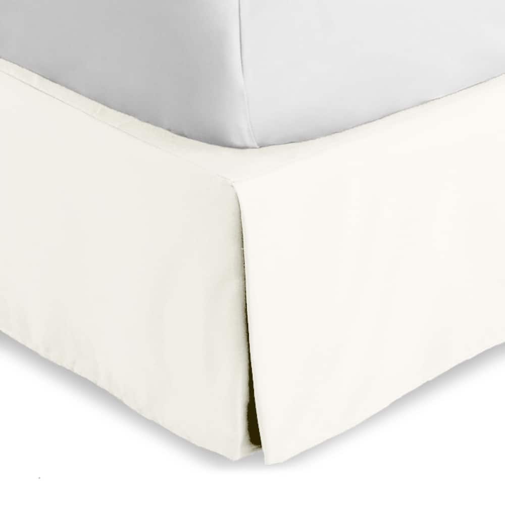 Bare Home Pleated Bed Skirt - 15-Inch Tailored Drop Easy Fit