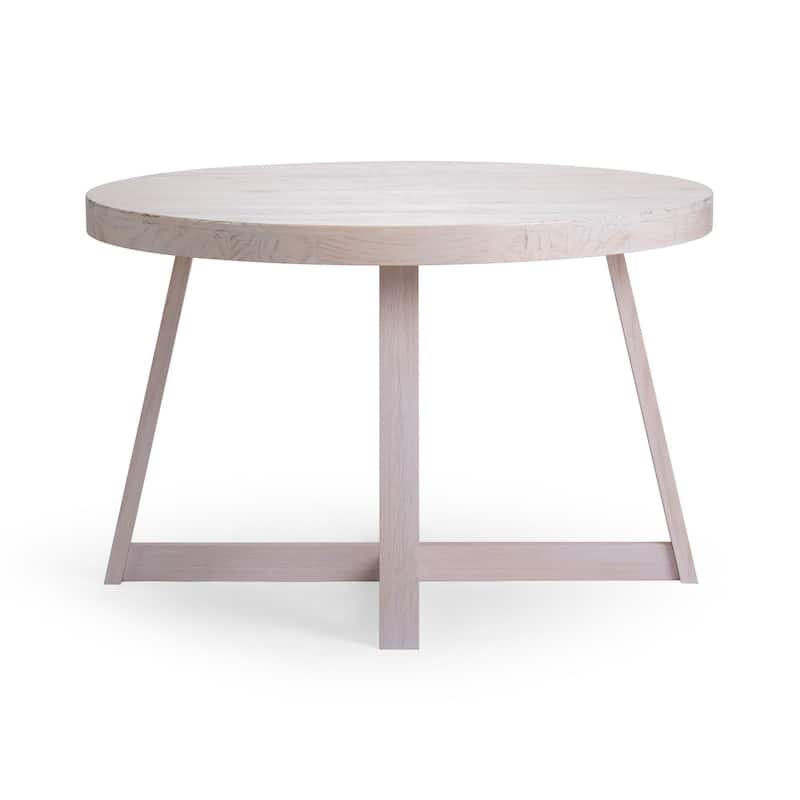 Plank and Beam Classic Solid Wood Round Dining Table - 47"