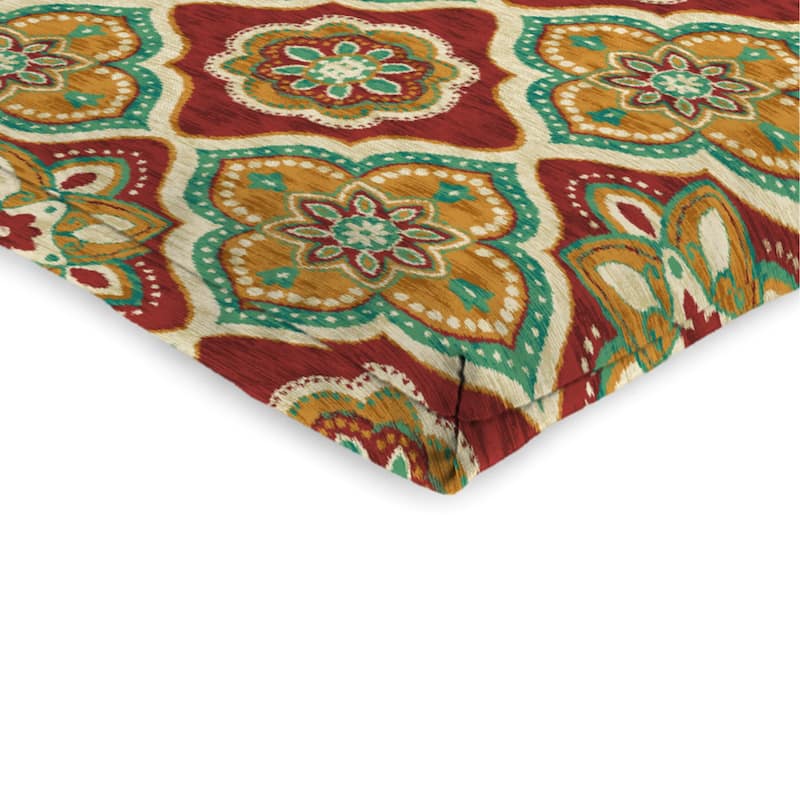 21" x 44" Outdoor Chair Cushion with Ties and Loop - 44'' L x 21'' W x 3.5'' H