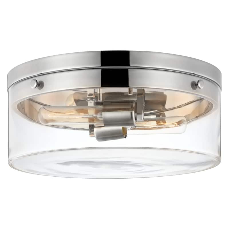 Nuvo Lighting 60/7536 Intersection 2 Light 11" Wide Flush Mount Drum