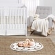 preview thumbnail 2 of 3, Sweet Jojo Designs Boho Teddy Bear Boy, Girl, Gender Neutral Baby Tummy Time Playmat - Taupe Plaid & Brown, Watercolor, Classic