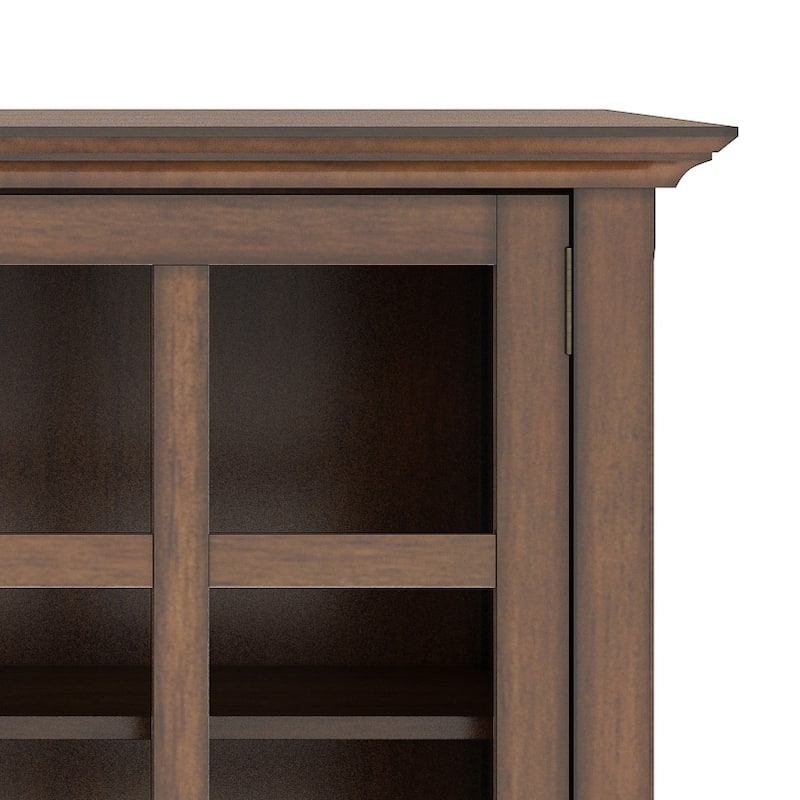 WYNDENHALL Normandy SOLID WOOD 62 inch Wide Transitional Wide Storage Cabinet - 62"w x 18"d x 34" h