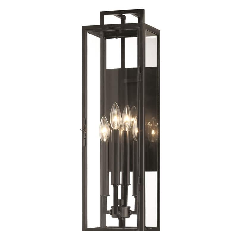 The Great Outdoors 73331 Knoll Road 4 Light 28" Tall Wall Sconce with