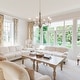 preview thumbnail 7 of 11, Farmhouse 6-Light Wood French Country Chandelier for Dining Room Bedroom