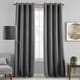 Sunveil Huxley Geometric Embroidered Texture Blackout Window Curtain ...