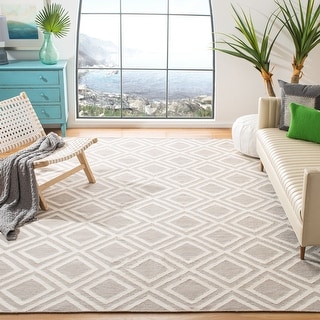 SAFAVIEH Handmade Flatweave Dhurries Regena Modern Moroccan Wool Rug