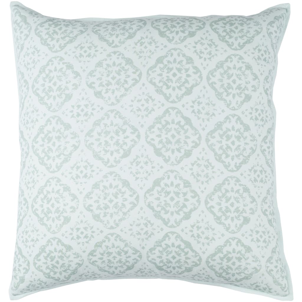 Decorative Villeurbanne Seafoam 18-inch Throw Pillow Cover