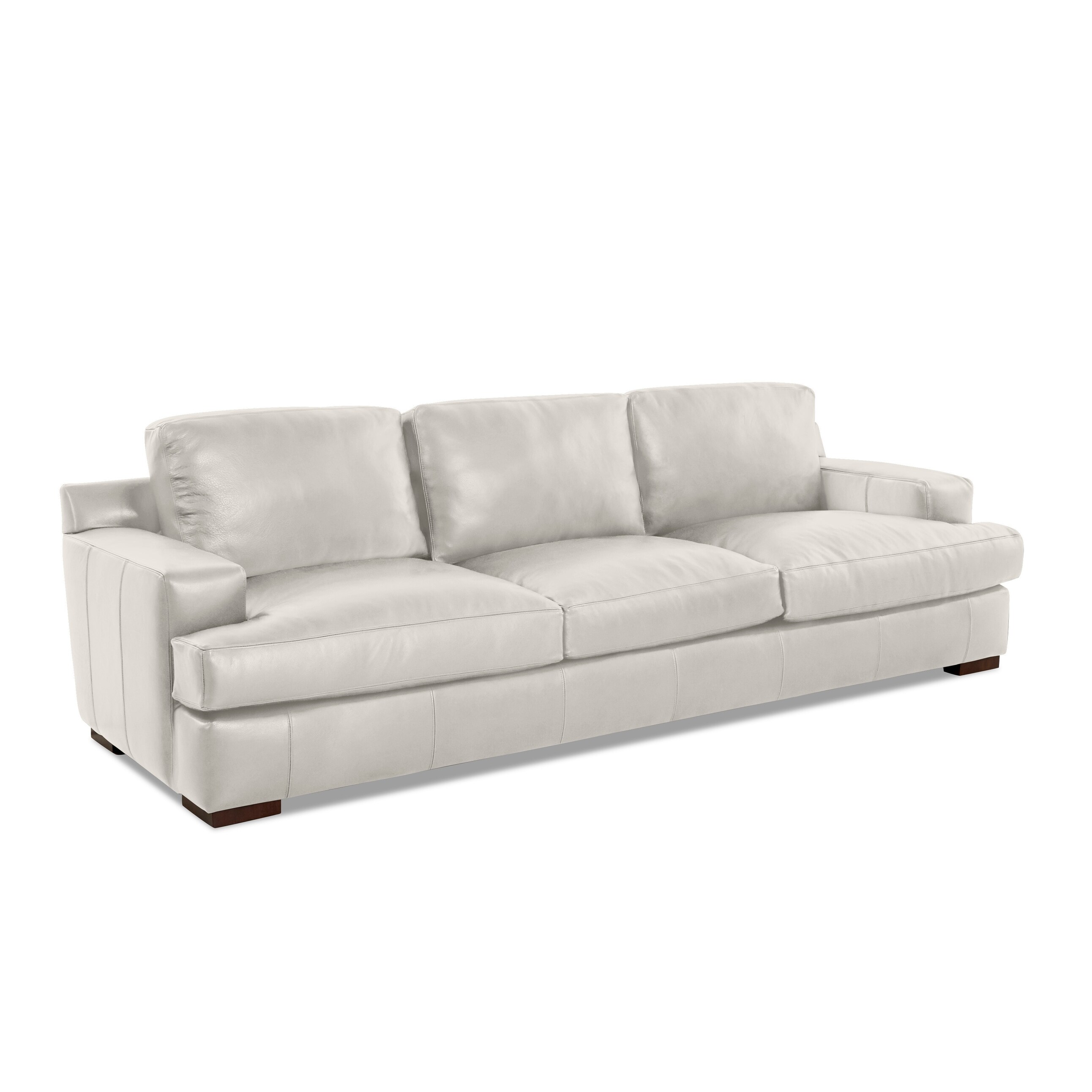Shop Landon Leather Sofa By Avenue 405 Overstock 31572351
