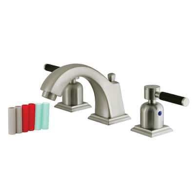 Kingston Brass Kaiser 1.2 GPM Widespread Bathroom Faucet with Pop-Up
