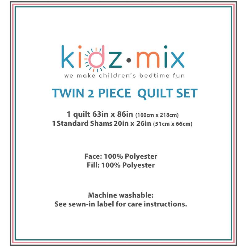 Kidz Mix Cheetah Girl Power Quilt Set