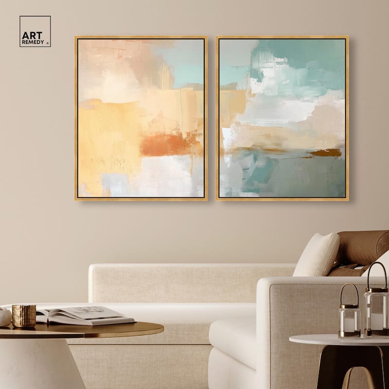 Muted Melody II Canvas Set of 2 by Art Remedy