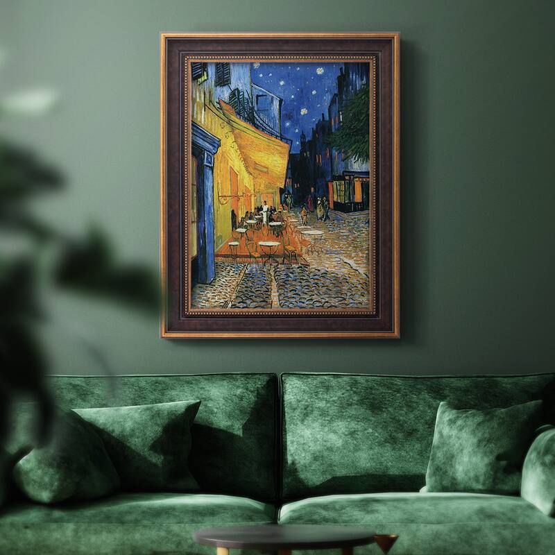 Cafe Terrace  Premium Framed Canvas- Ready to Hang