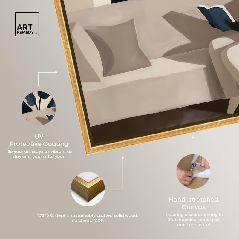 Void Reader II Canvas by Art Remedy