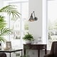 preview thumbnail 19 of 22, Malryn Set of 2 Modern Black Gold Adjustable Swing Arm Lights Plug-in Wall Sconces for Bedroom