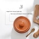 preview thumbnail 3 of 8, STP Goods Natural Clay Stoneware Ramekins w/ Oven Fork Set of 3