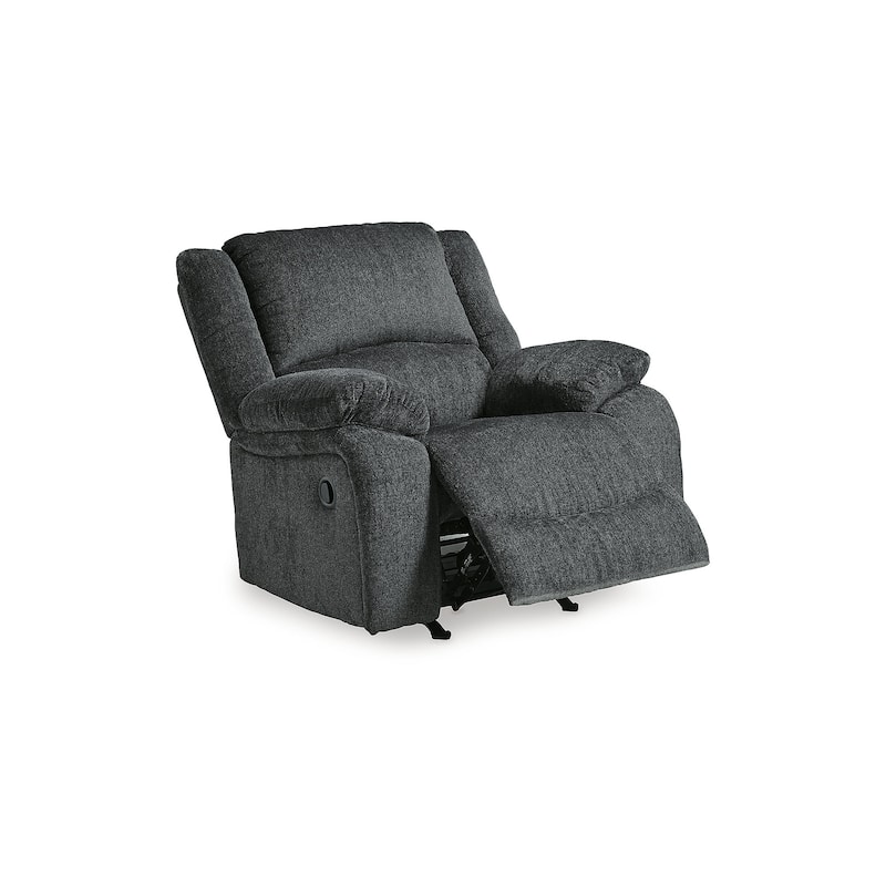 Draycoll Contemporary Rocker Recliner, Slate