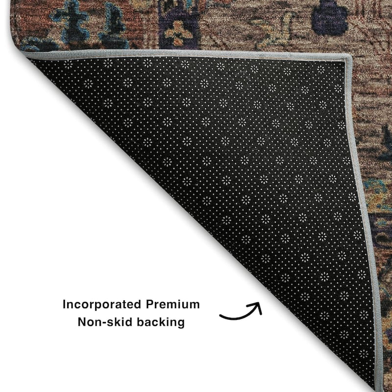 Premium Washable Super Soft Traditional Lily Mayfield Rug