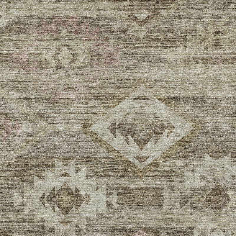 HomeRoots Southwestern Transitional Rectangle Outdoor Rug