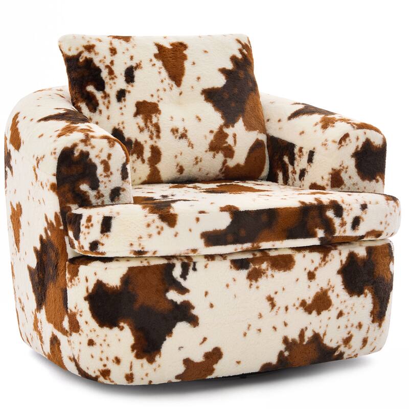 360° Swivel Sofa Chair Accent Barrel Chair for Living Room