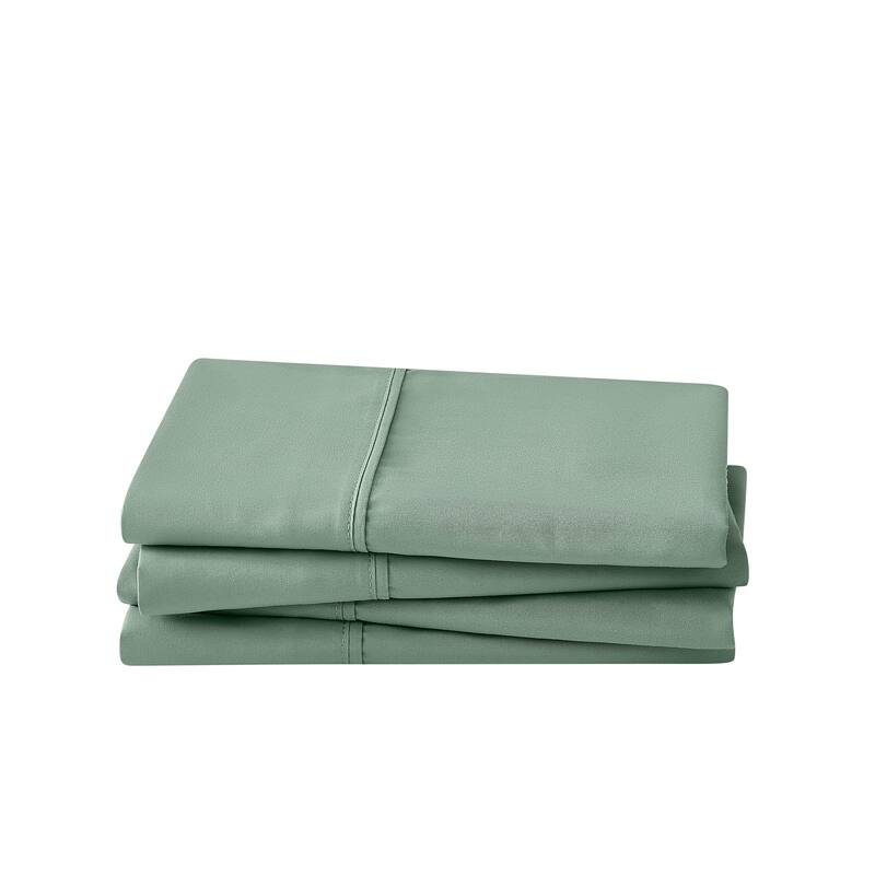 Simmons Essential Solid Sheet Set and Pillowcase - King Pillowcase Pair - Green