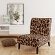 preview thumbnail 7 of 9, Designart "Leopard Fur II" Upholstered Cabin & Lodge Accent Chair and Arm Chair