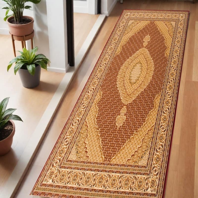 HomeRoots Cabu Moroccan Traditional Runner Area Rug - 2' X 6'