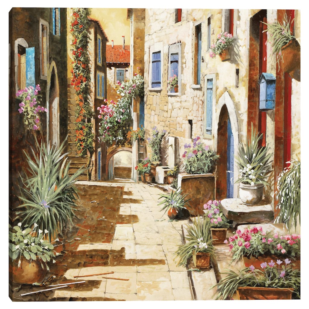 Bell Interno Light by Guido Borelli Canvas Art Print