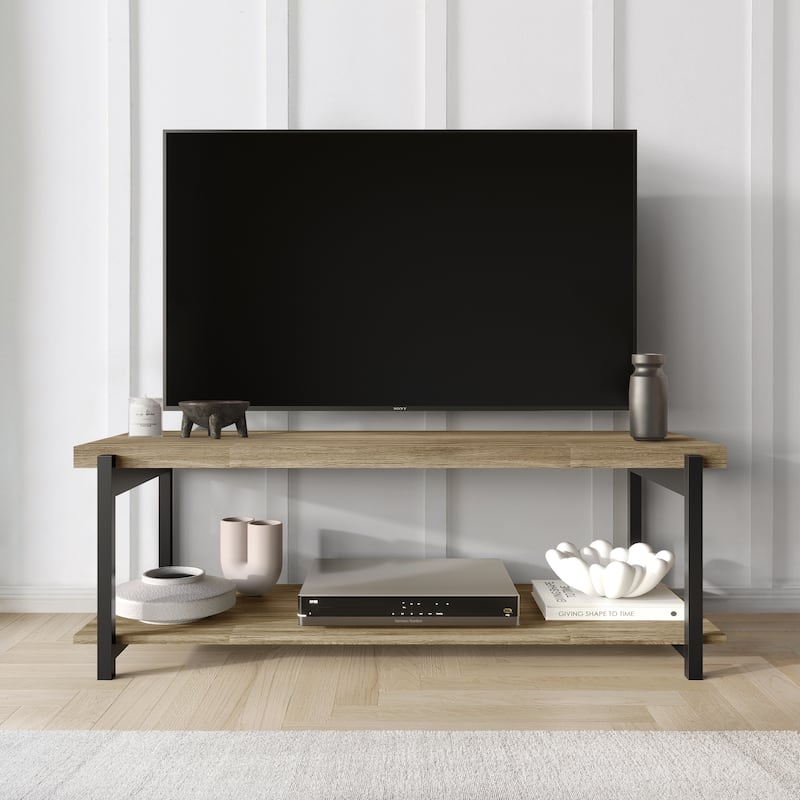 CraftPorch Rustic Metal TV Stand