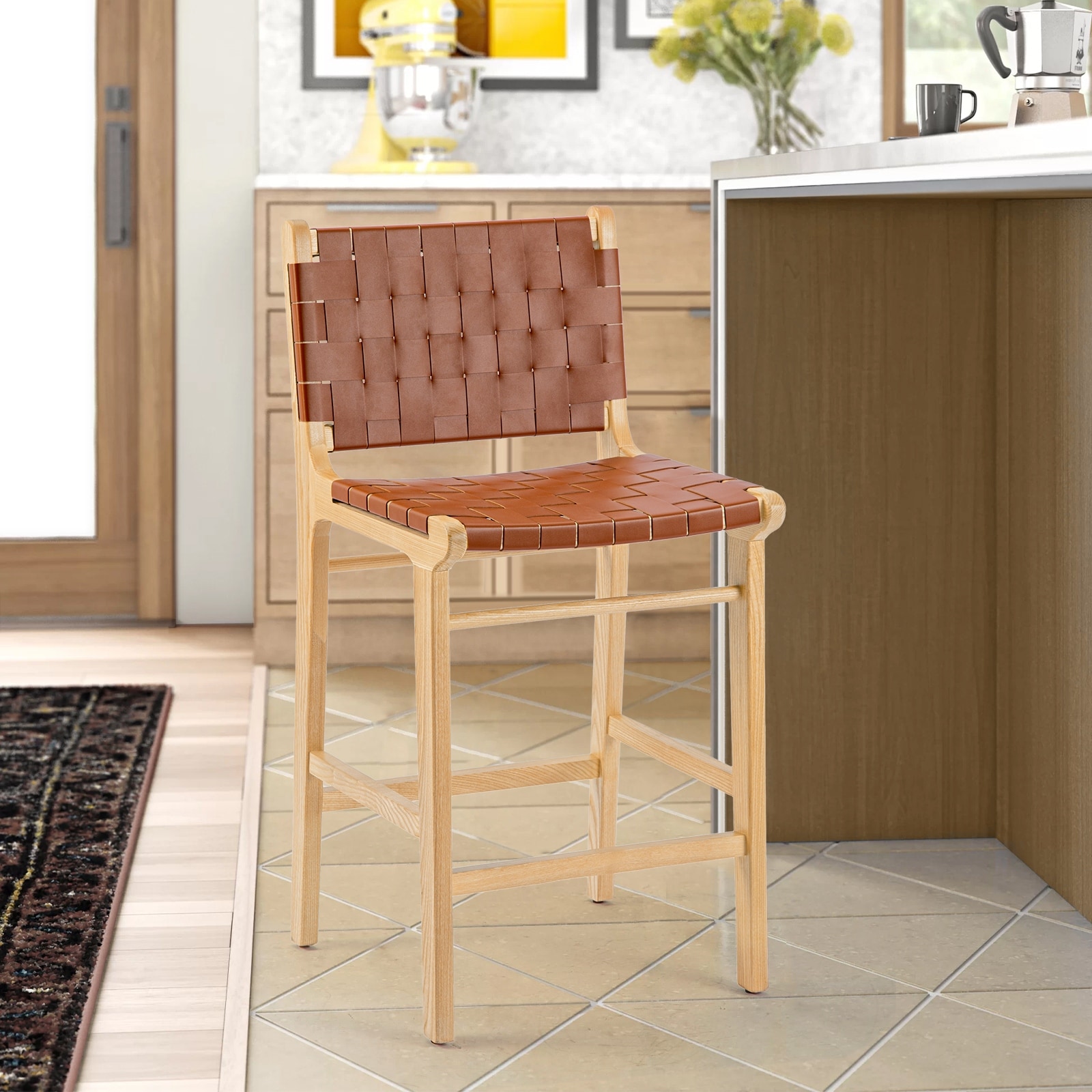 Fully-Assembled-Woven-Leather-