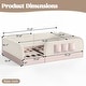 preview thumbnail 104 of 124, Twin/Full/Queen Teddy Fleece Floor Bed with Upholstered Safety Rails and Pocket