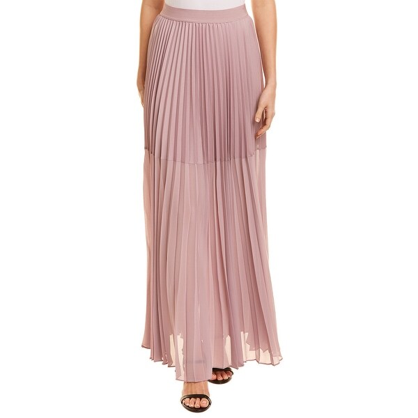bcbgmaxazria pleated maxi skirt