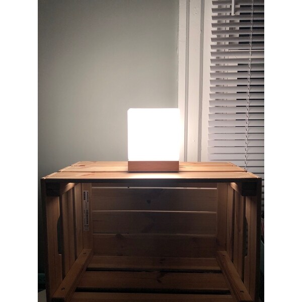 Light Accents Small Table Lamp Cube Accent Gl Shade Table Lamp Cube Accent Gl Shade