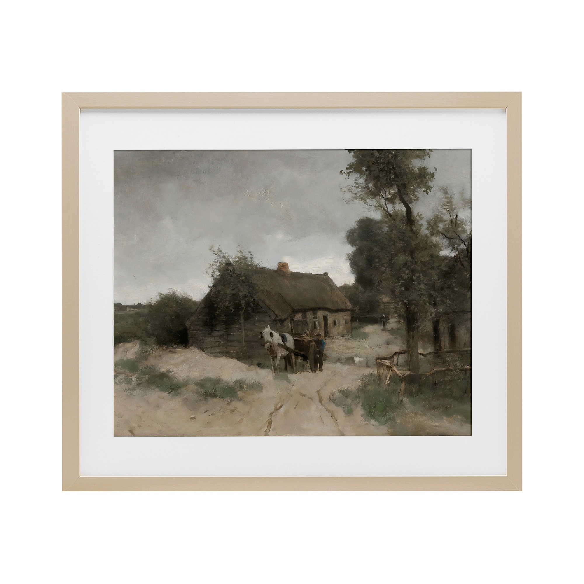 Stupell Vintage Farmhouse Rustic Cottage Under Glass Framed Design By Riley B