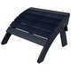 preview thumbnail 85 of 85, Vineyard HIPS Outdoor Folding Eco-Friendly All Weather Seashell Adirondack Chairs (12-Piece Conversation Set)