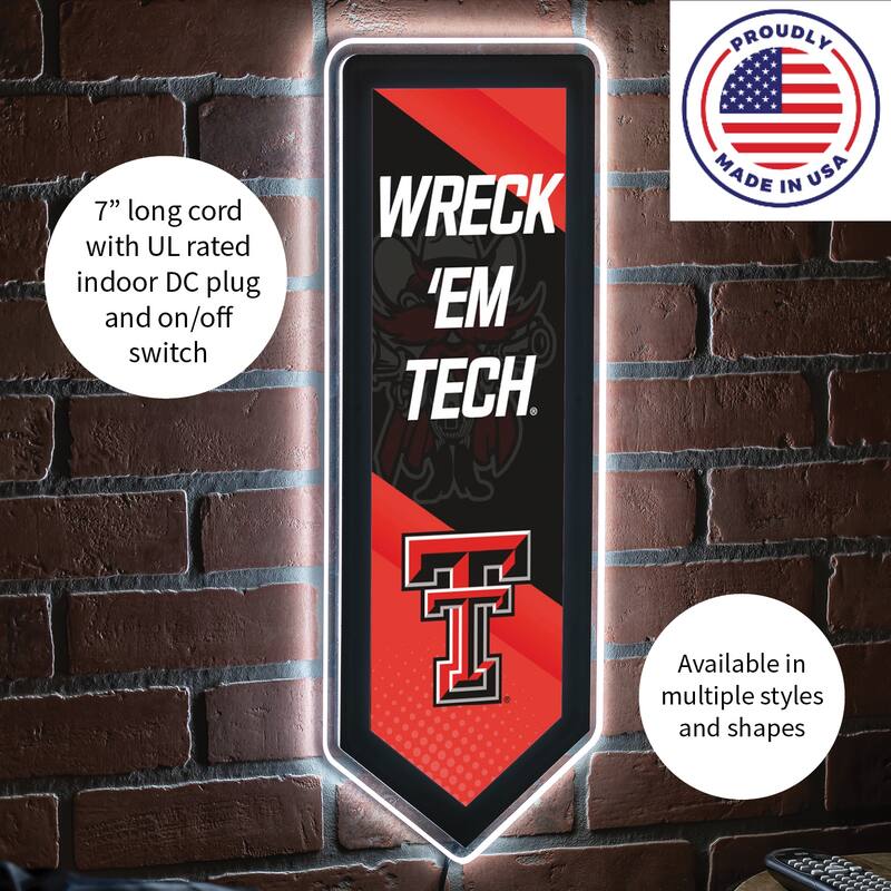 Texas Tech University LED Lighted Sign