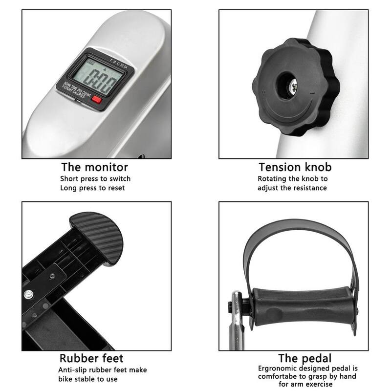 Mini Stationary Exercise Bike,with LCD Screen Displays