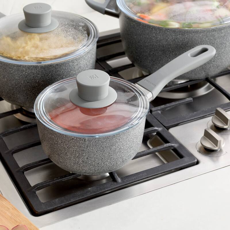 ZWILLING Parma Plus 10-pc Aluminum Nonstick Cookware Set - Grey