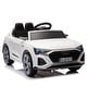 preview thumbnail 11 of 34, 12V Licensed Audi SQ8 for Kids Electric Car with Dual Drive, Blue, 2-Seat