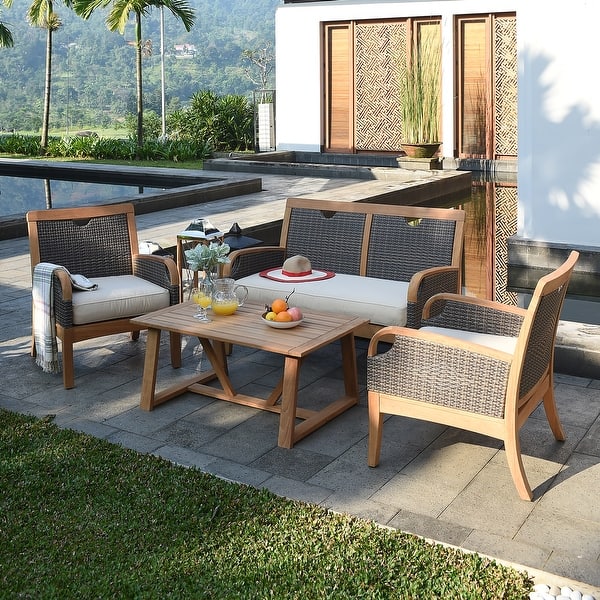 Cambridge Casual Palma Teak Outdoor Lounge Chair With Cushion Overstock 31836111 A travel case as chic as the lewks you're packing. cambridge casual palma teak outdoor lounge chair with cushion