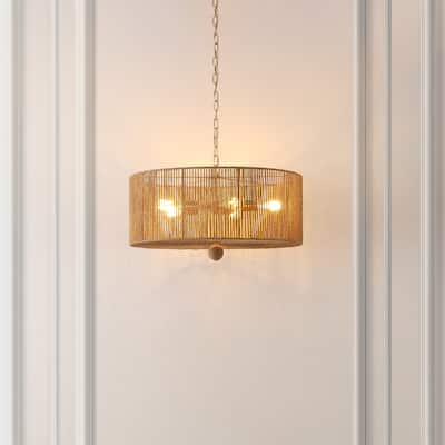 SAFAVIEH Lighting Mamba 5 Light 24" Pendant - 24" x 24" x 19-78" - W/D/H