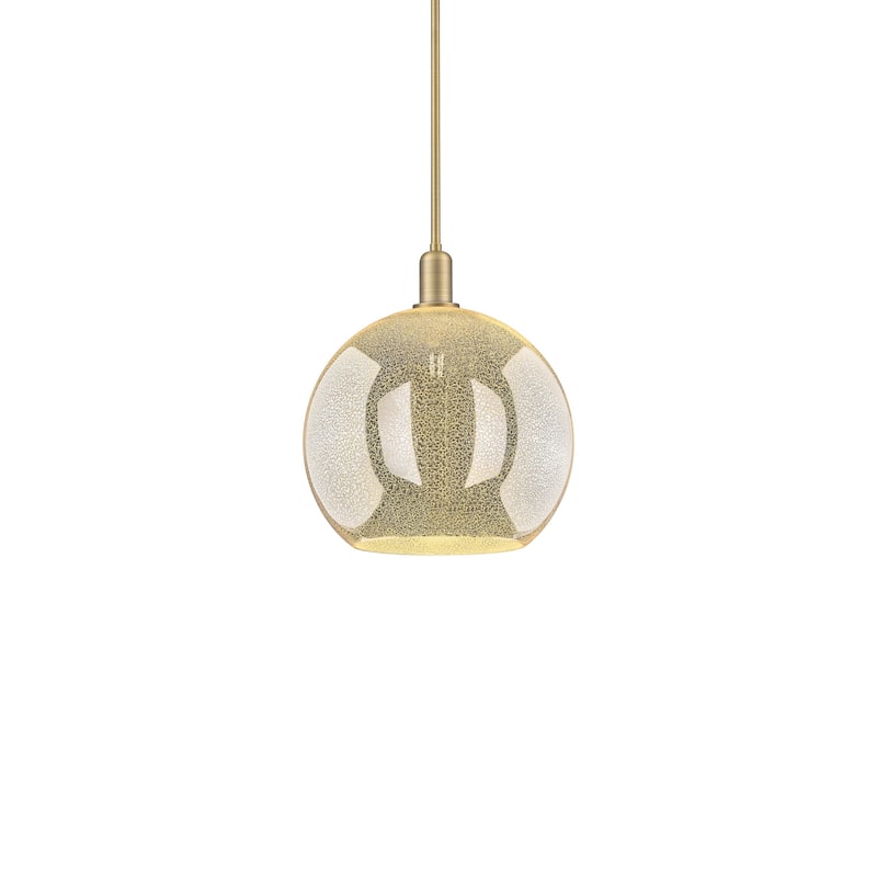 Innovations Lighting 716-1S-18-14 Athens Pendant Athens 14" Wide - Brushed Brass / Mercury