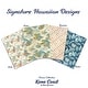 preview thumbnail 8 of 9, Reyn Spooner Fresco Laka Ivory/Blue/Yellow Floral Lei Flatweave Indoor/ Outdoor Area Rug