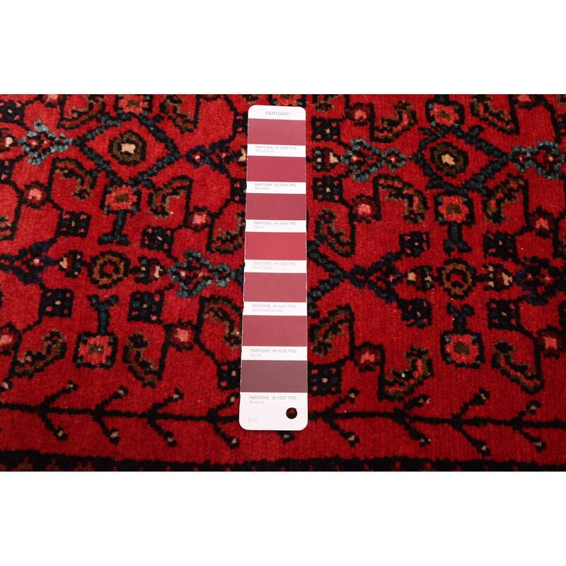 ECARPETGALLERY Hand-knotted Andelz Red Wool Rug - 2'6 x 9'3